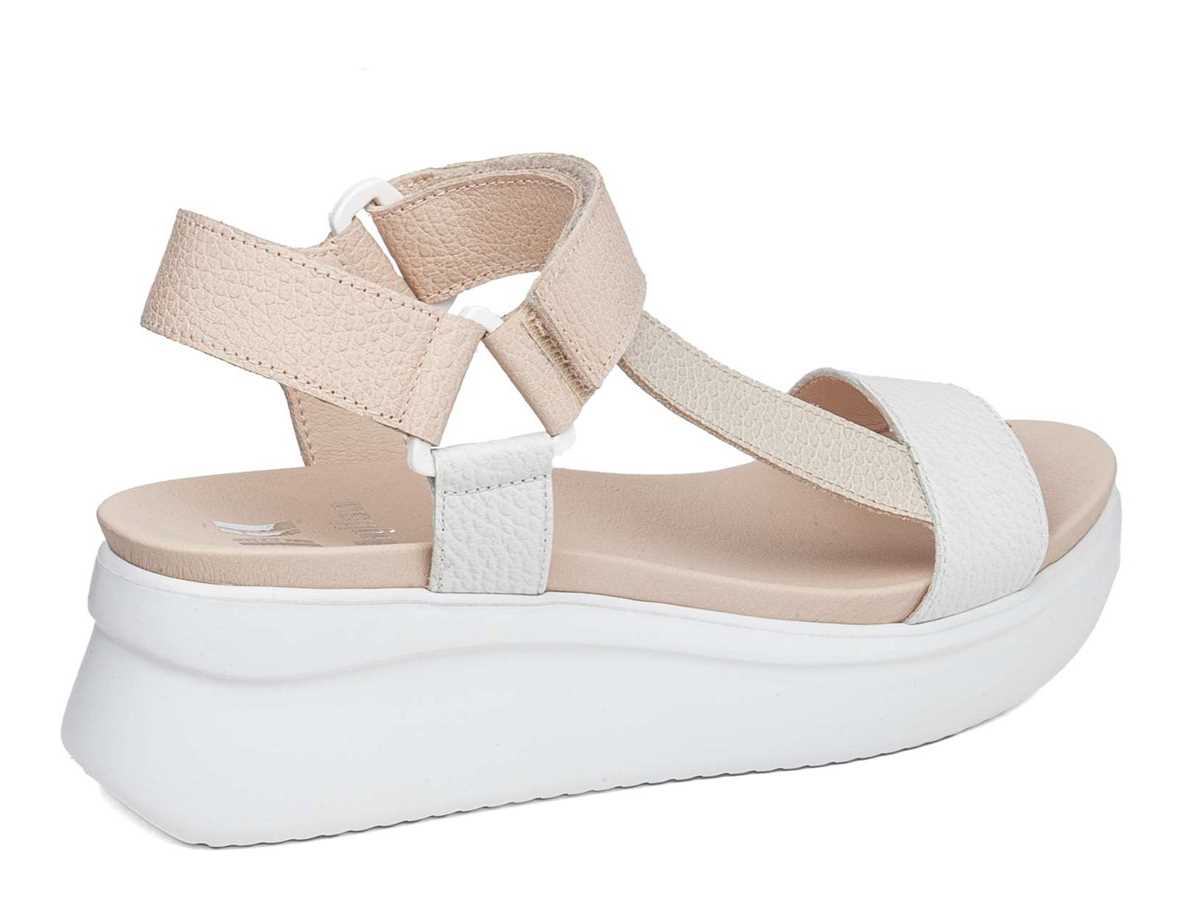 Callaghan 29900 Llana Naisten Platform Sandaalit Valkoinen Beige Pinkki | HAW2498QV