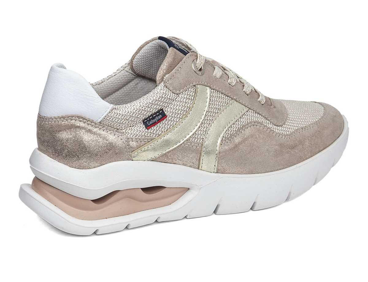 Callaghan 45812 Aria Naisten Tennarit Valkoinen Kultaiset Beige | QYF1235NX