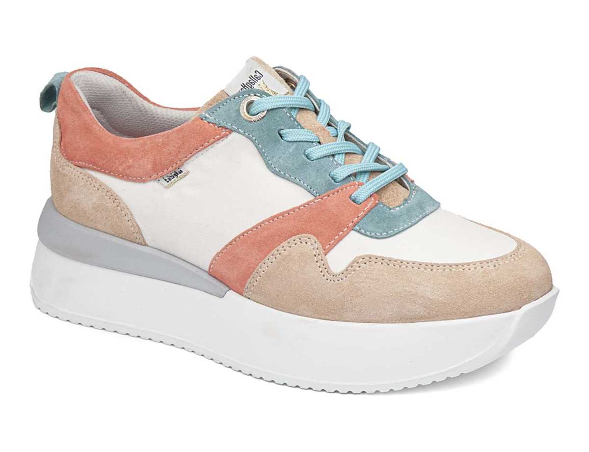 Callaghan 51206 Dina Naisten Tennarit Pinkki Valkoinen Beige | OJF5387QY